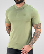 Camisa Polo Verde Musgo Masculina Smooth - Calvin Klein