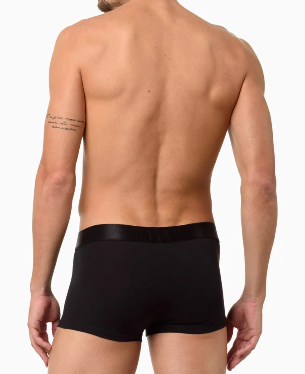 Cueca Low Rise Trung Preta Cotton 1996 Fashion - Calvin Klein