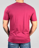 Camiseta Bordo Casual Masculina Mc - Acostamento