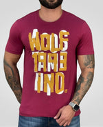 Camiseta Bordo Casual Masculina Mc - Acostamento