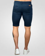 Bermuda Alfaiataria Azul Marinho Masculina Lisa - Paladho´S Jeans Wear