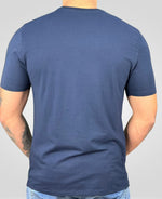 Camiseta Azul Marinho Casual Masculina Risk Uv - Acostamento