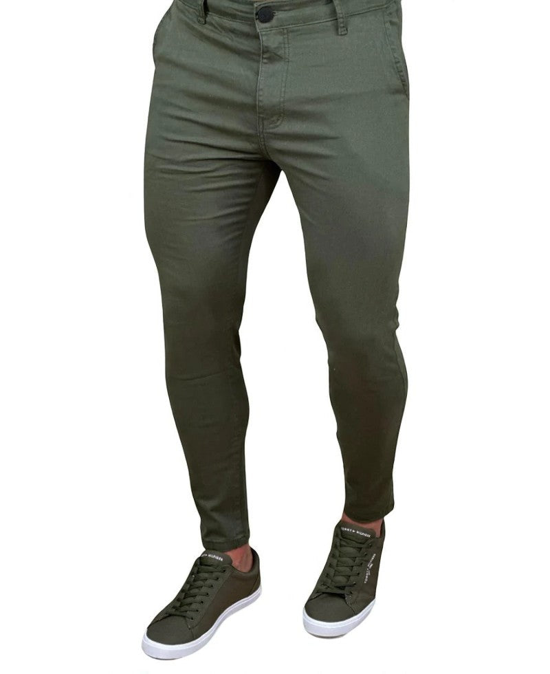 Calça Alfaiataria Sarja Verde Masculina Super Skinny- Codi Jeans