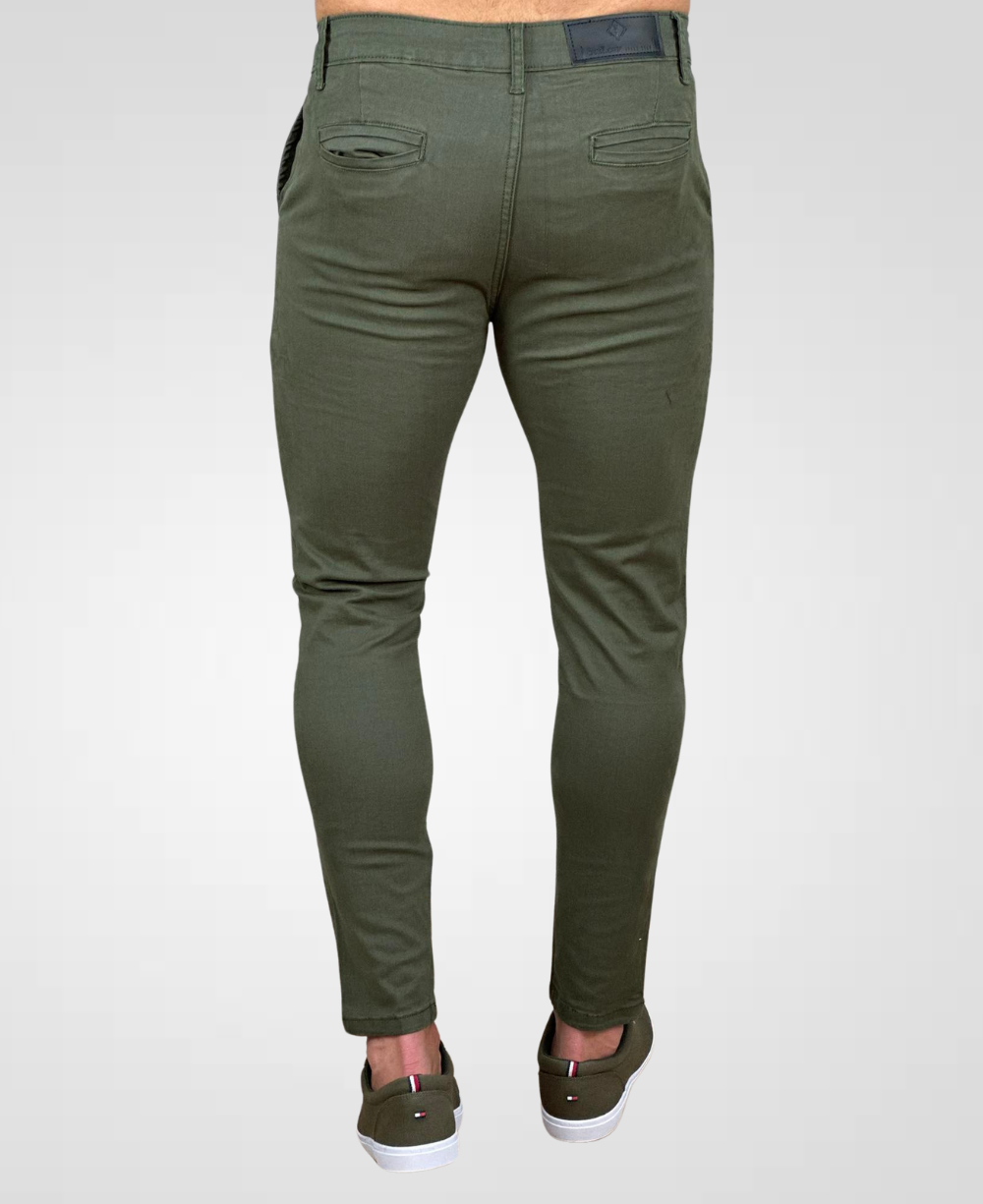 Calça Alfaiataria Verde Masculina Super Skinny- Codi Jeans