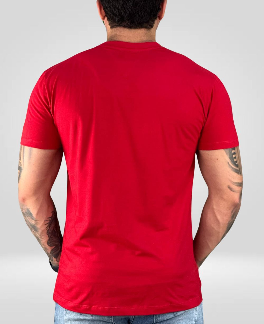 Camiseta Vermelha Masculina Est. 1985 - Tommy Hilfiger