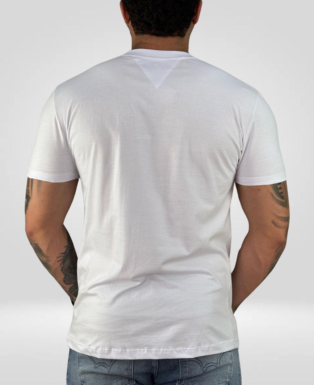 Camiseta Branca Masculina Est. 1985 - Tommy Hilfiger
