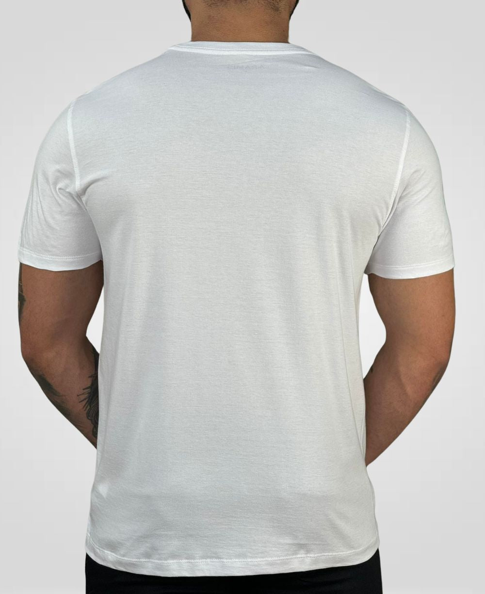 Camiseta Branca Masculina Malha Regular - Aramis