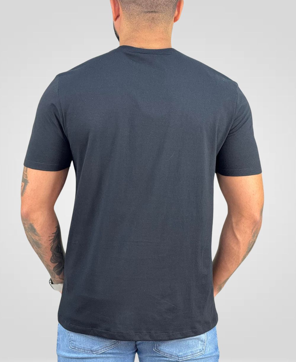 Camiseta Preta Masculina Morrison Regular Fit - John John