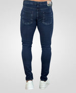Calça Jeans Escuro Masculina Super Skinny - City Denim