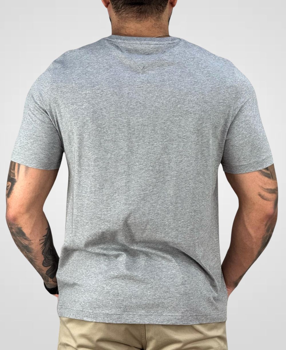 Camiseta Cinza Masculina Regular Fit - Tommy Hilfiger