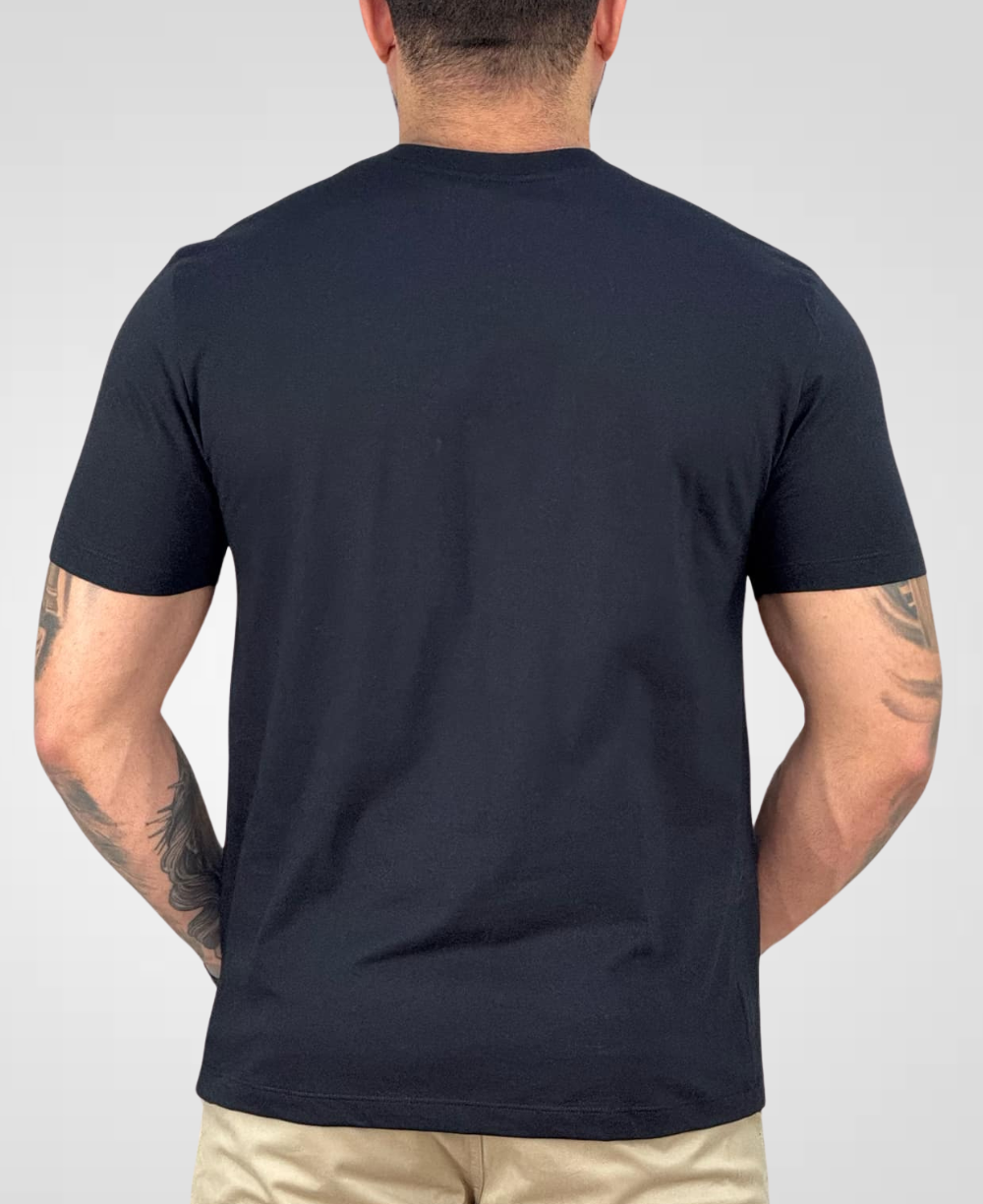 Camiseta Preta Masculina Palito Gel - Calvin Klein