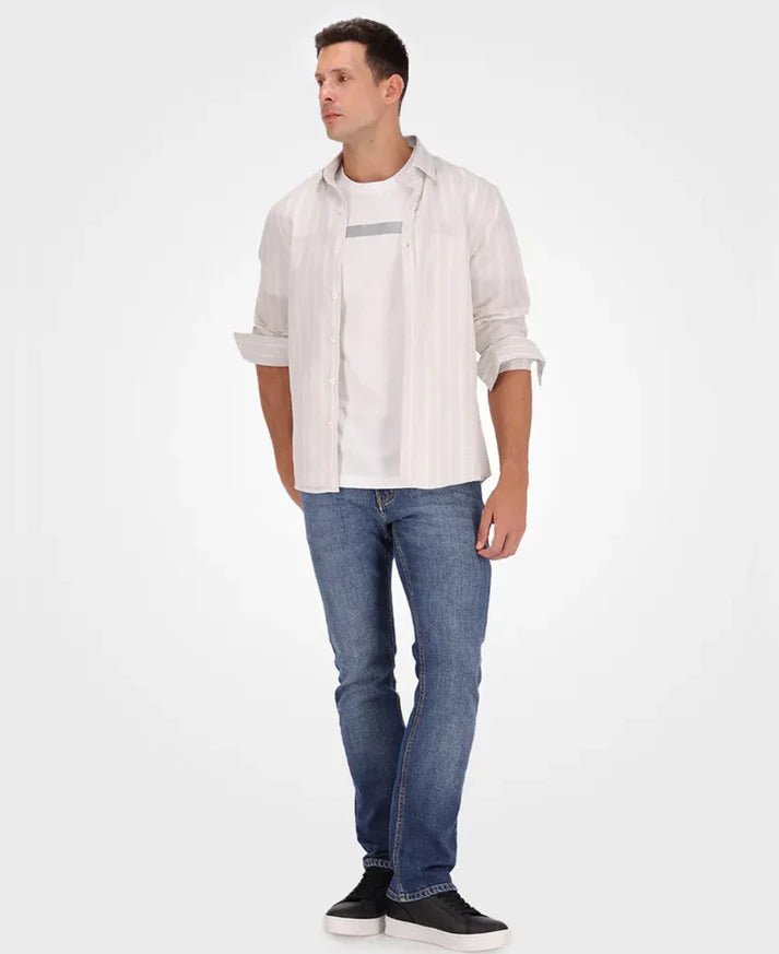 Camiseta Branca Masculina Palito Gel - Calvin Klein