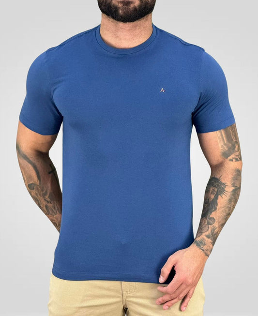 Camiseta Índigo Masculina Malha Regular - Aramis