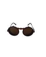 Óculos De Sol Caramelo Masculino Retro Steampunk - Olu´Olu Sunglass