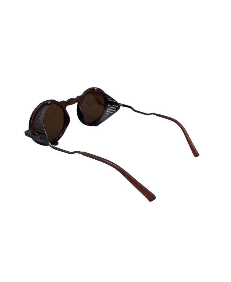 Óculos De Sol Caramelo Masculino Retro Steampunk - Olu´Olu Sunglass