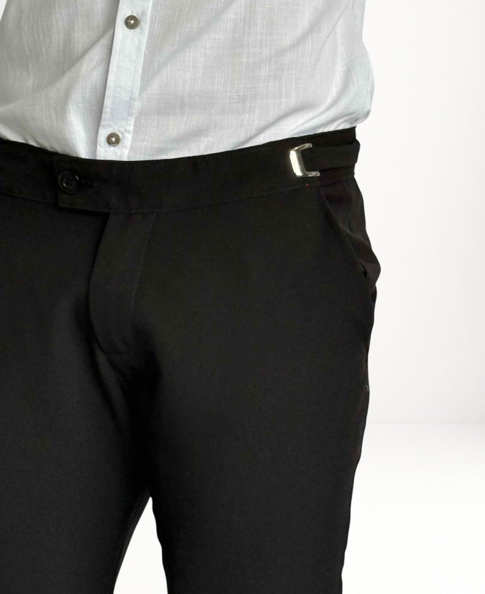 Calça Alfaiataria Preto com Regulagem - Paladho´s