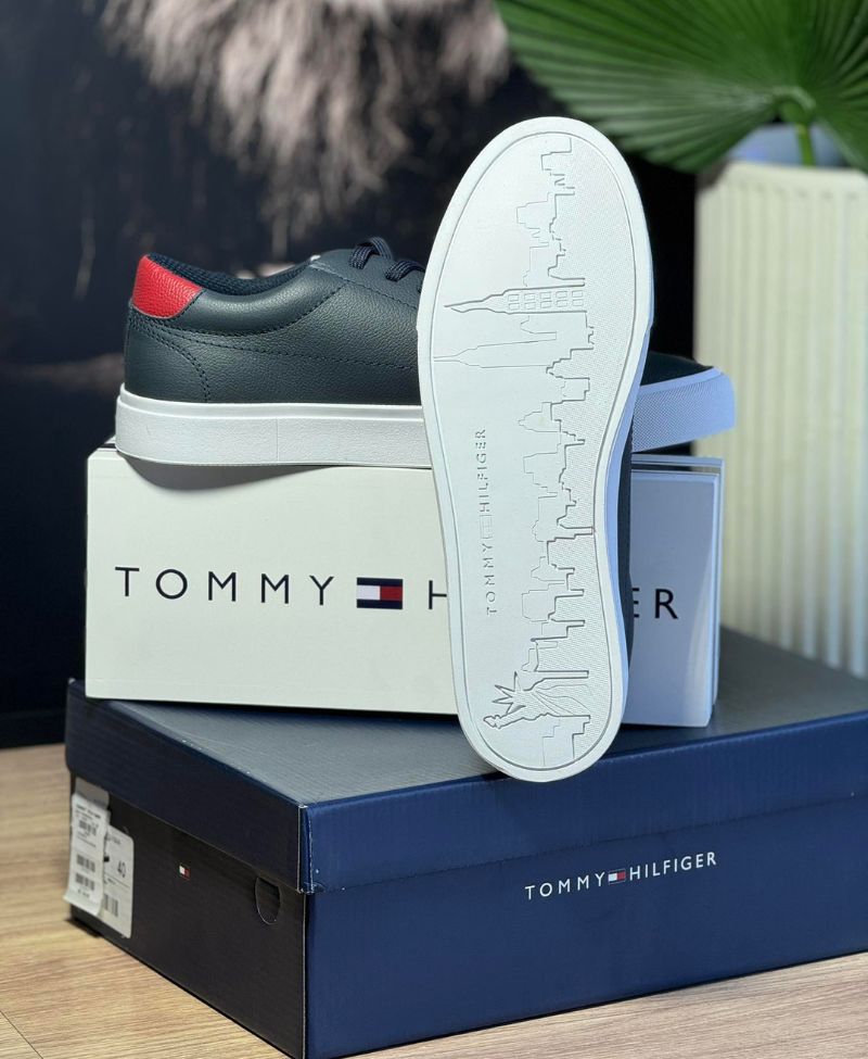 Tênis Azul Masculino Em Cano Baixo Greg 1 A - Tommy Hilfiger