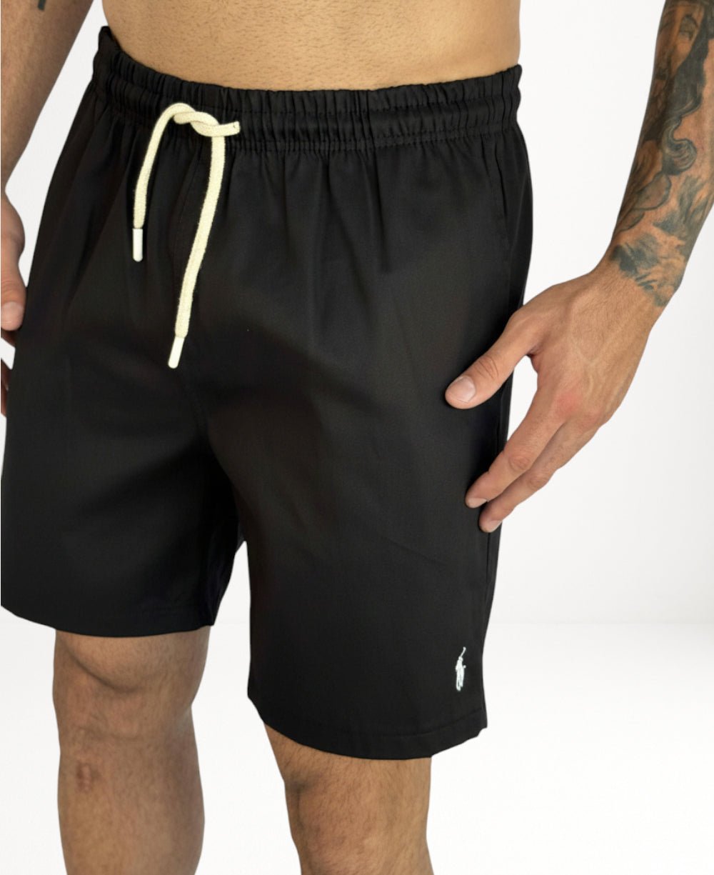 Shorts R L Preto Masculino- Polo