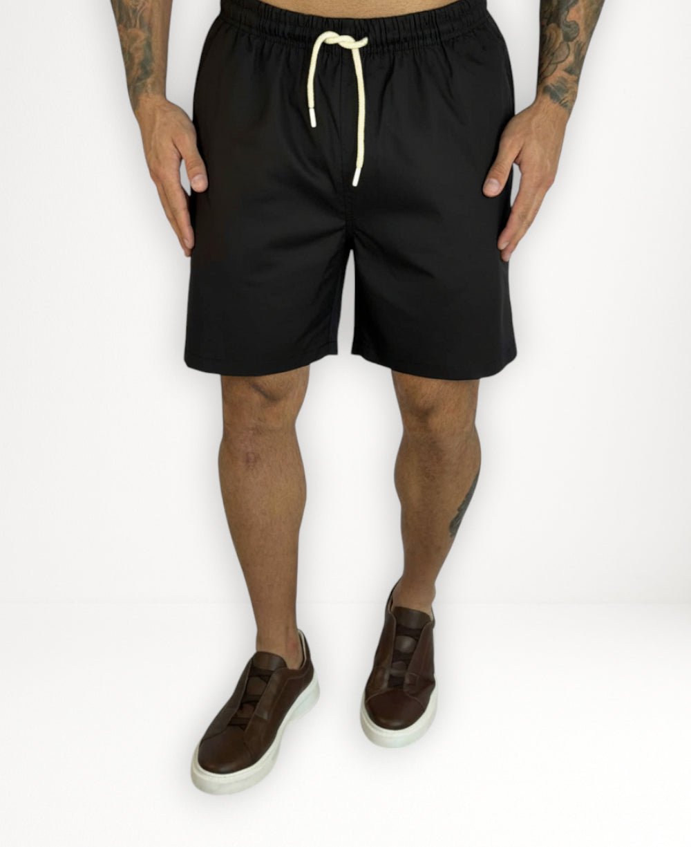 Shorts R L Preto Masculino- Polo