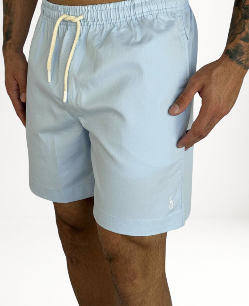 Shorts R L Azul Claro Masculino - Polo