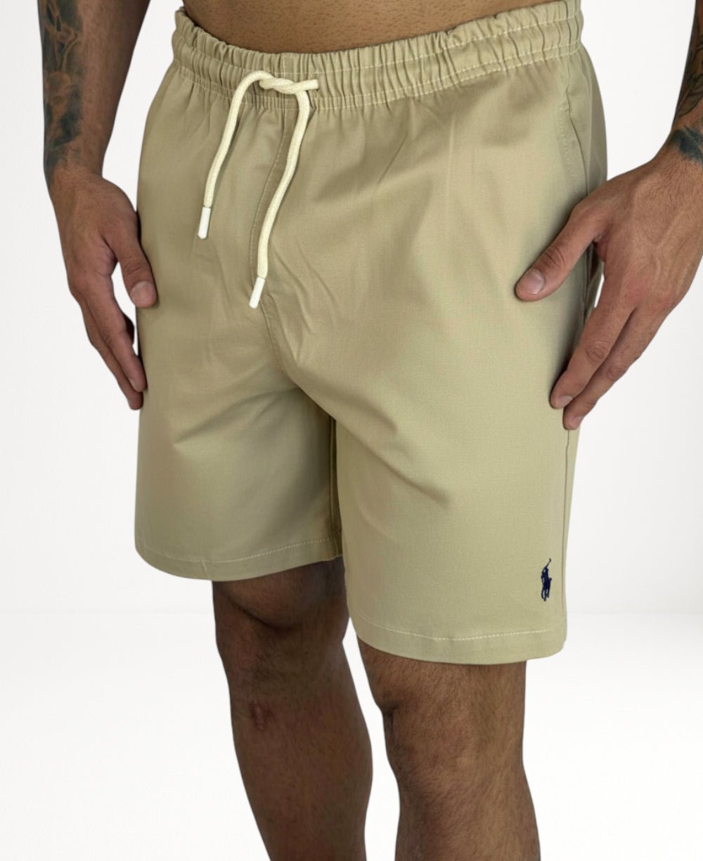 Shorts R L Bege Masculino- Polo