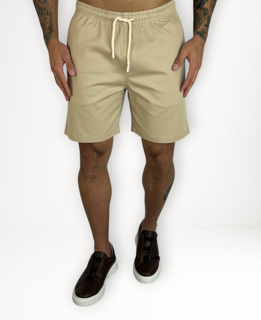 Shorts R L Bege Masculino- Polo