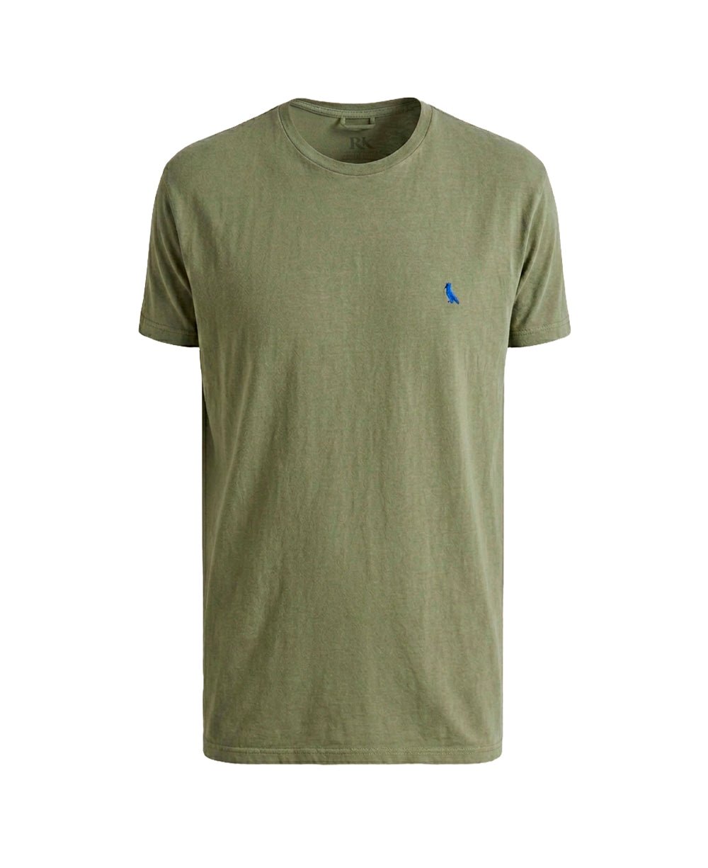 Camiseta Verde Militar Masculina Regular Fit - Reserva