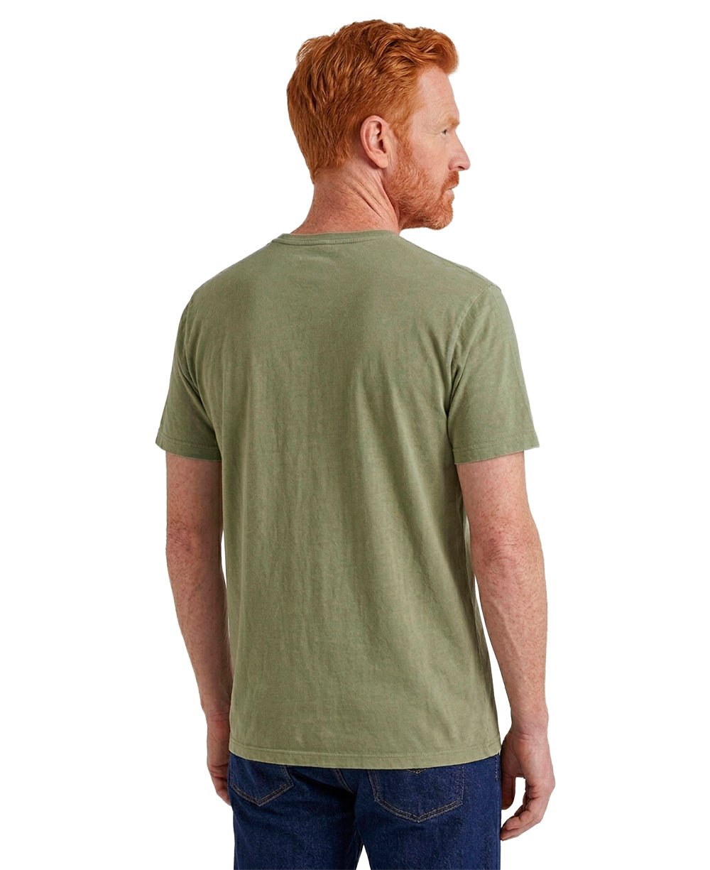 Camiseta Verde Militar Masculina Regular Fit - Reserva