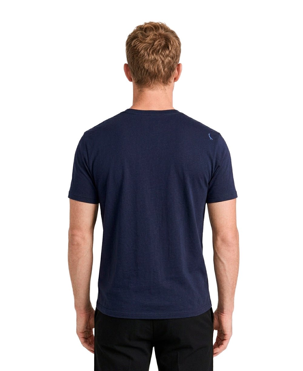 Camiseta Azul Marinho Masculina Regular Cotton Comfort - Reserva