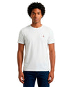 Camiseta Branca Masculina Pica-Pau Bordado - Reserva
