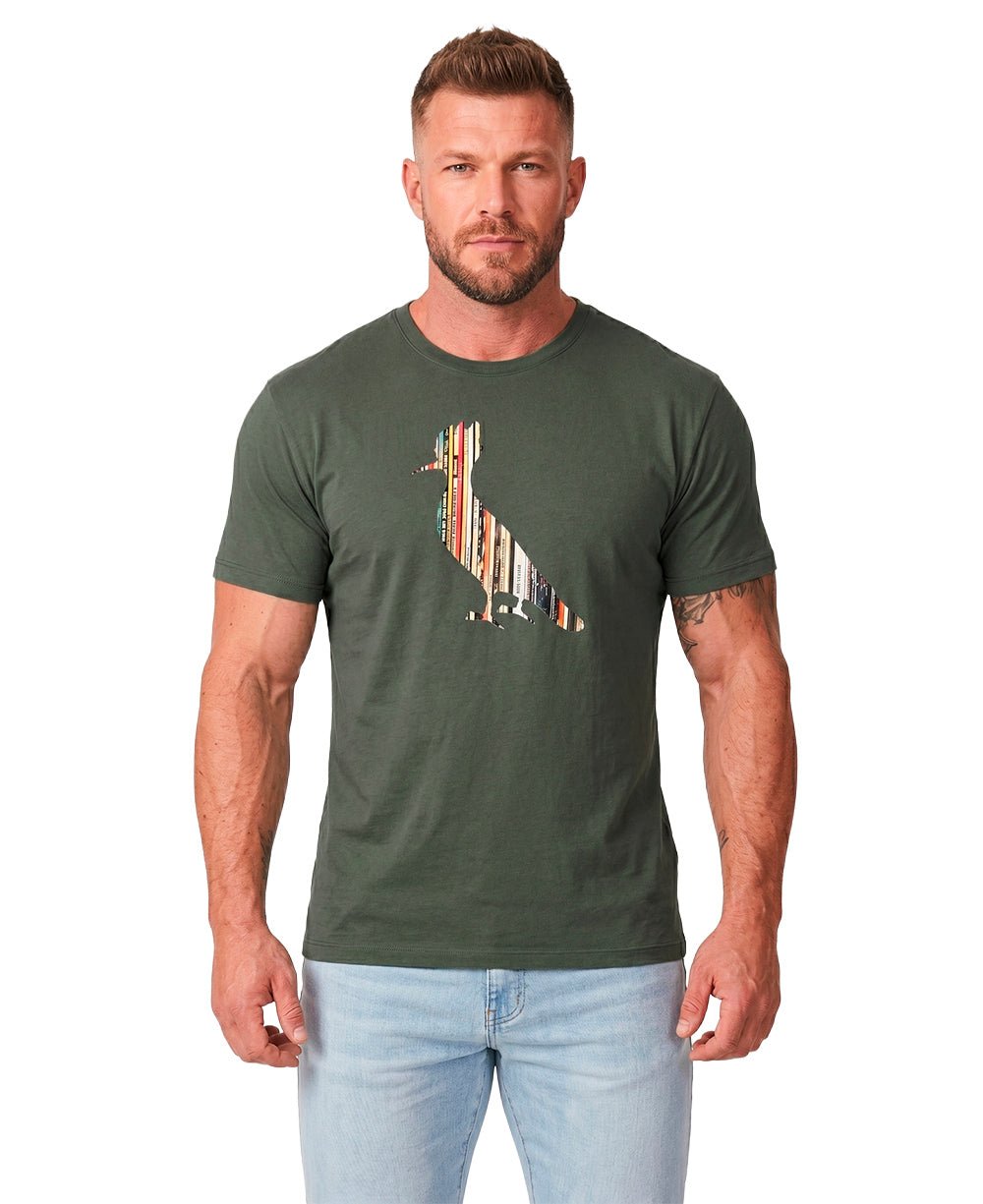 Camiseta Verde Masculina Estampa Pica-Pau - Reserva