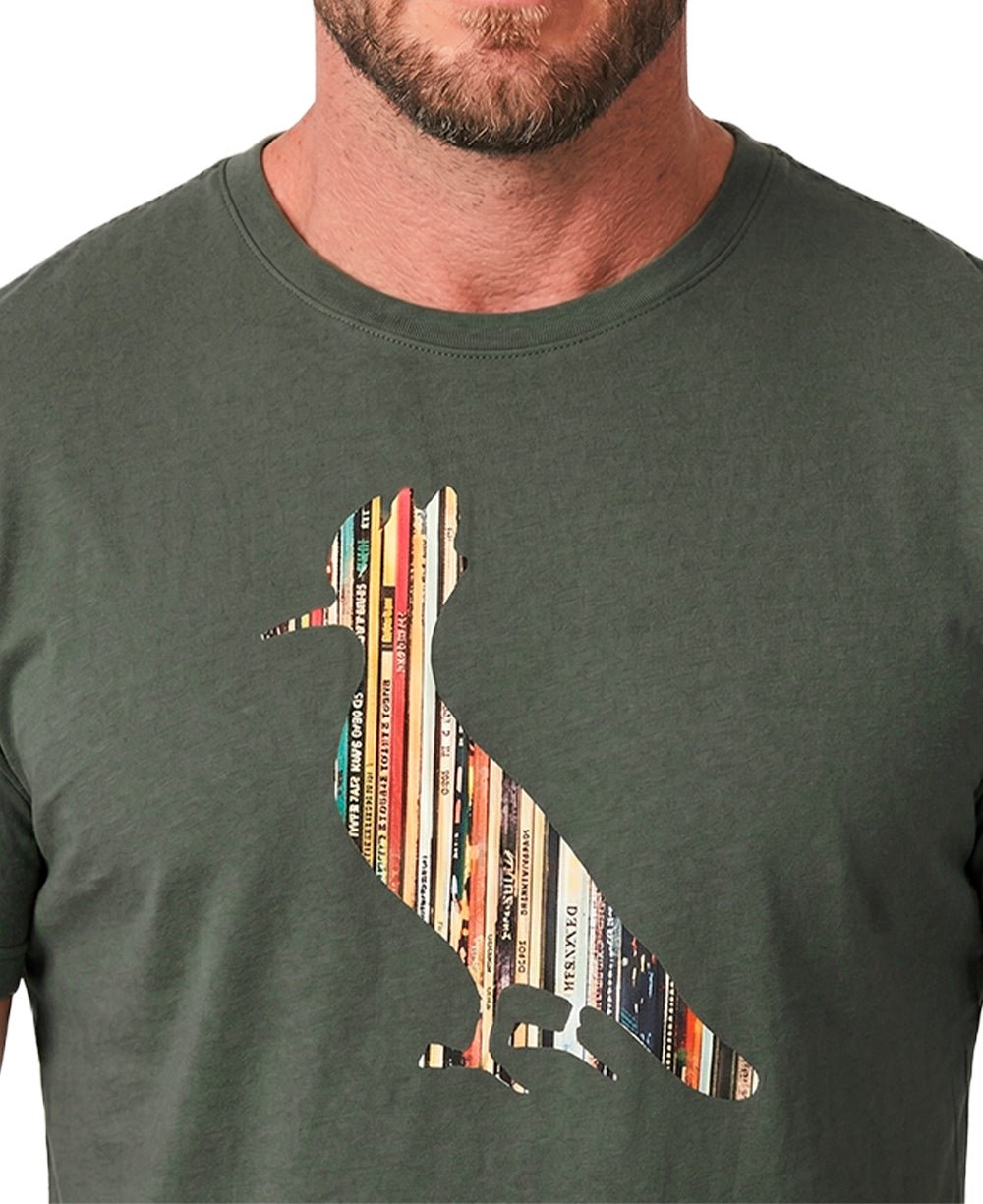 Camiseta Verde Masculina Estampa Pica-Pau - Reserva