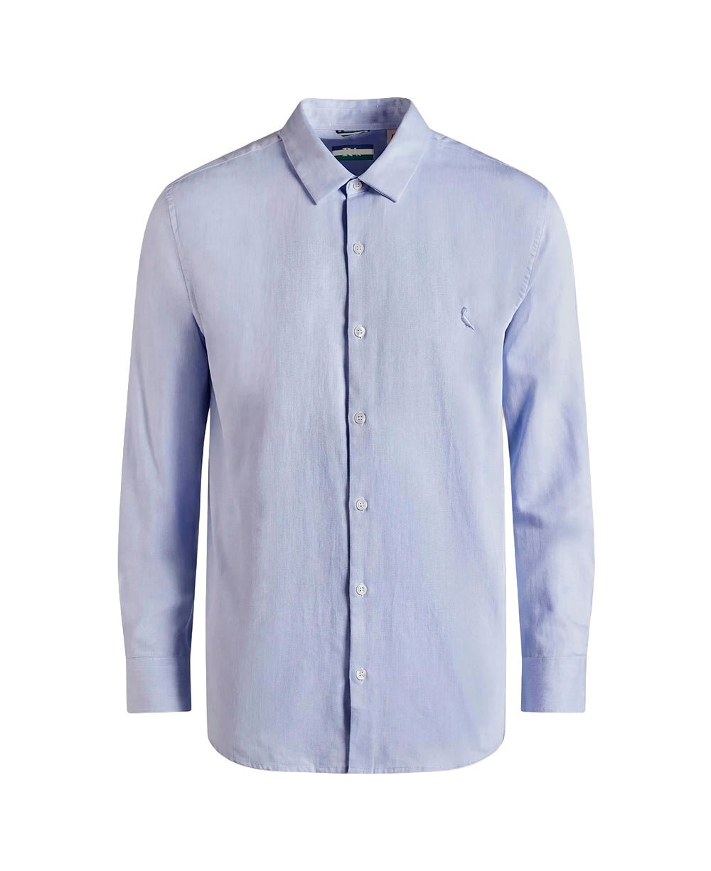 Camisa Manga Longa Azul Claro Masculino Regular Fit - Reserva