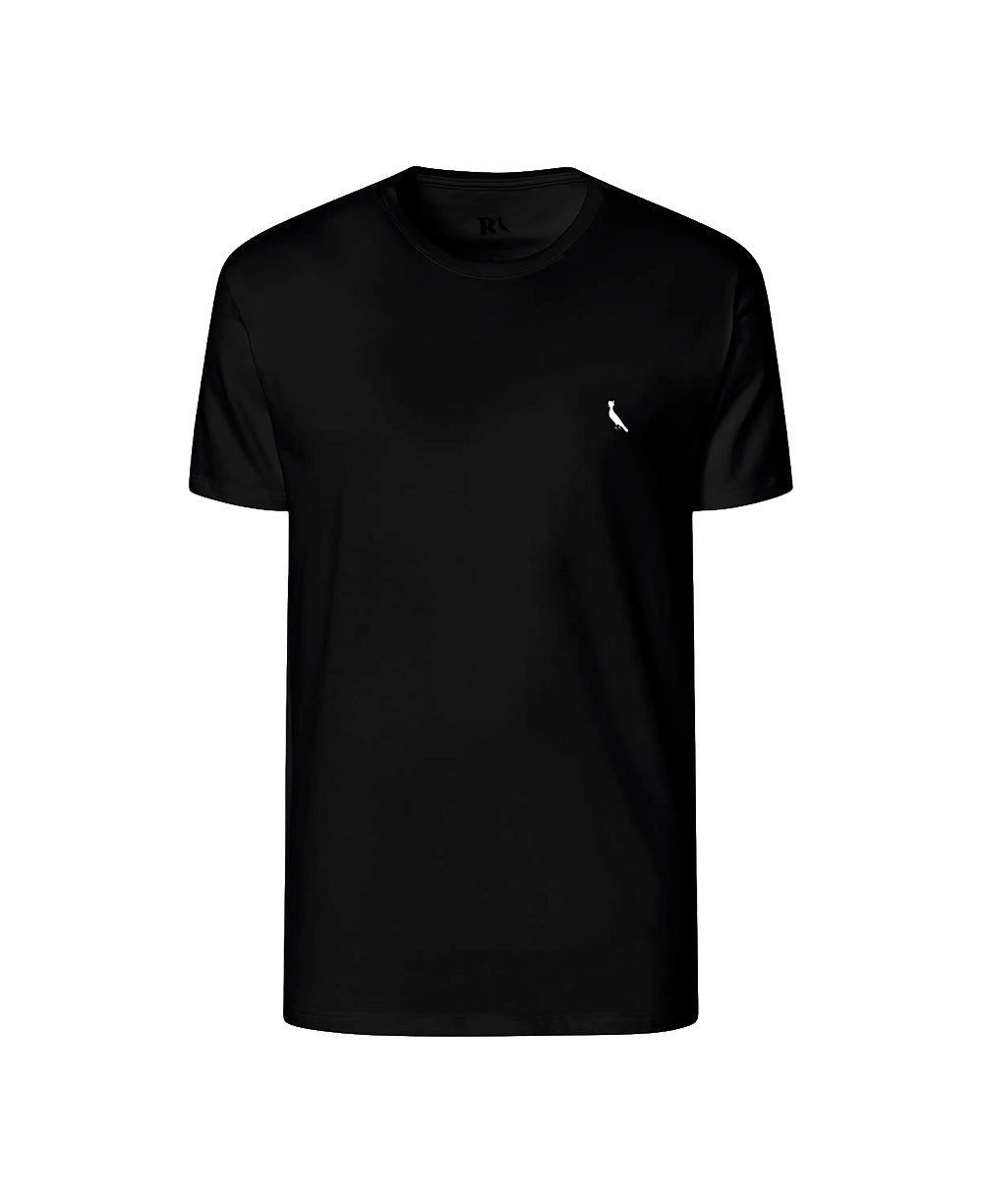 Camiseta Preta Masculina Regular Basic - Reserva
