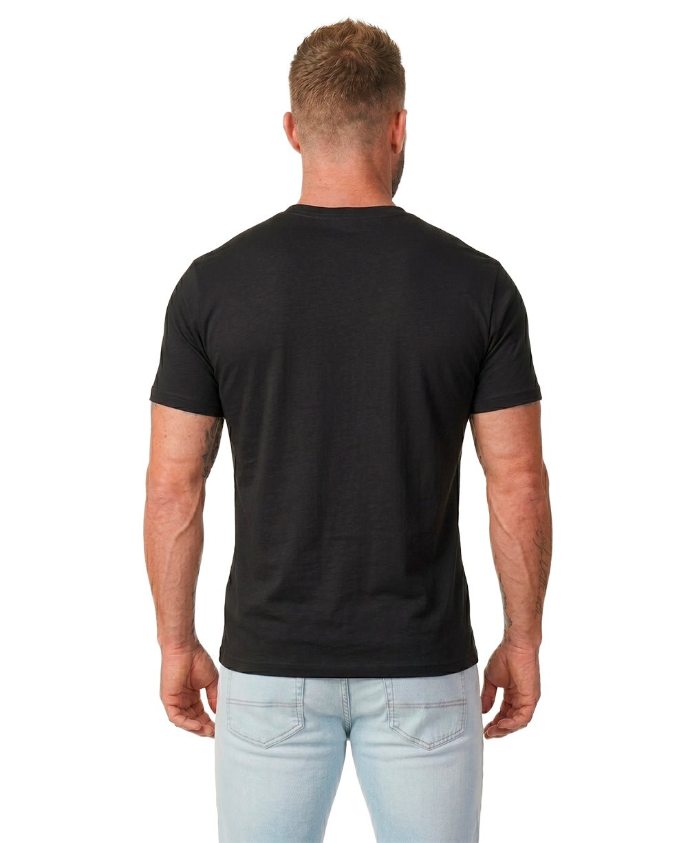 Camiseta Preta Masculina Regular Fit Bordado Pica Pau Copa - Reserva