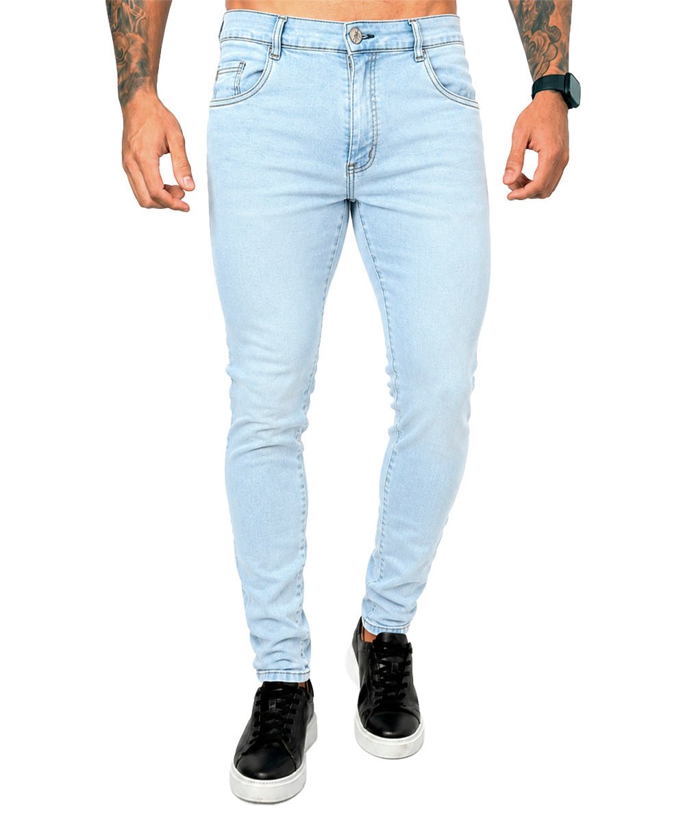 Calça Jeans Claro Masculina com Lycra - Rota 77