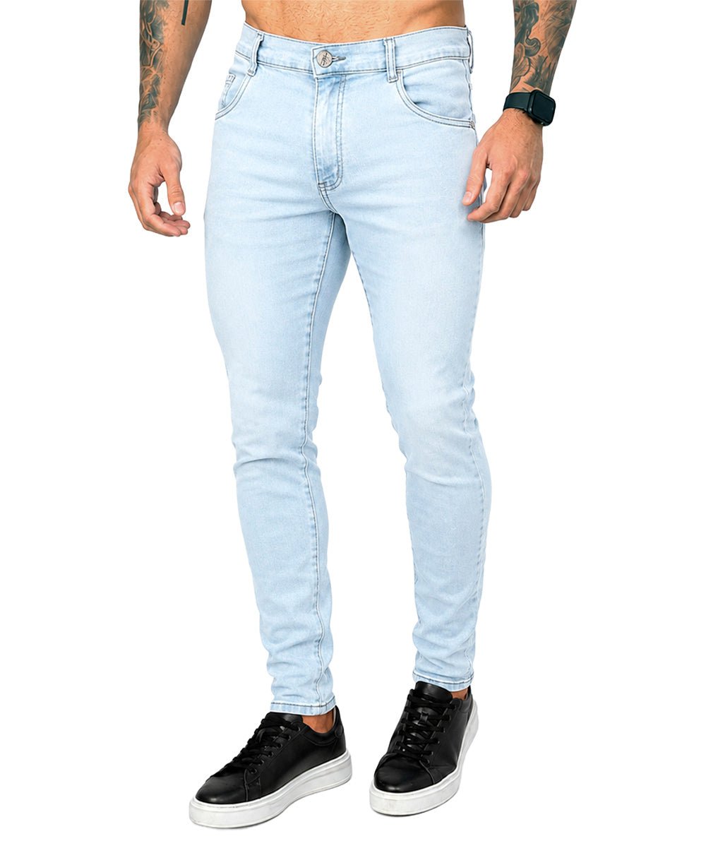 Calça Jeans Claro Masculina com Lycra - Rota 77