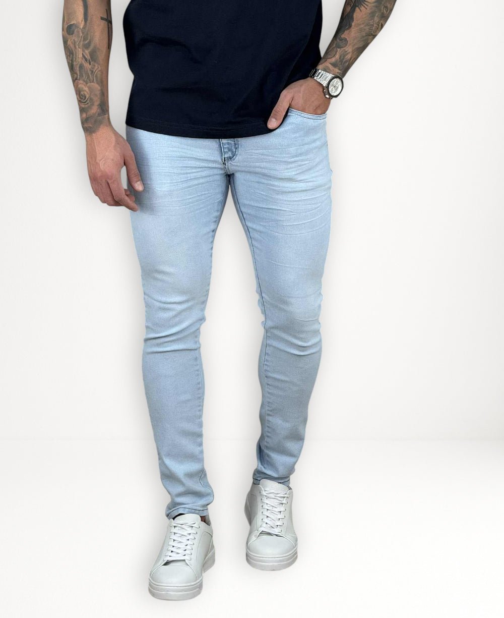 Calça Jeans Claro Masculina com Lycra - Rota 77