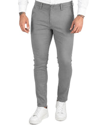 Calça Alfaiataria Cinza Masculina com Lycra - Rota 77