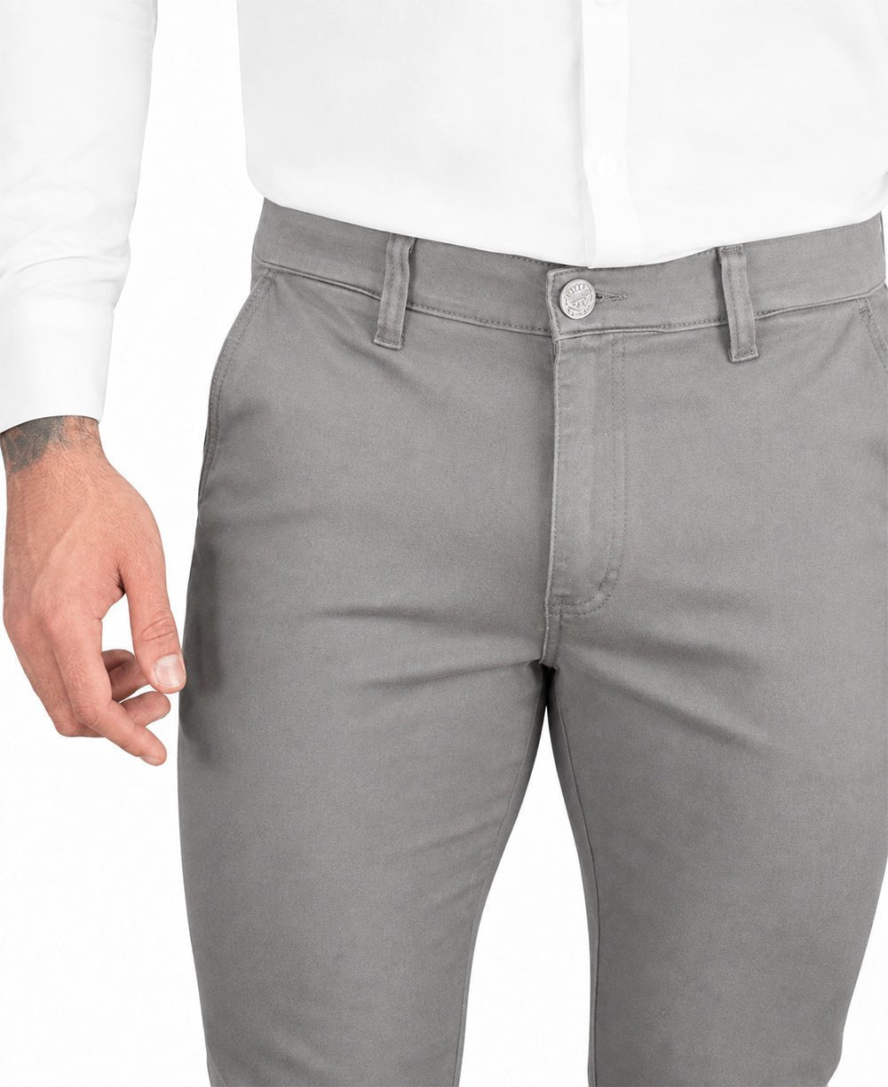Calça Alfaiataria Cinza Masculina com Lycra - Rota 77