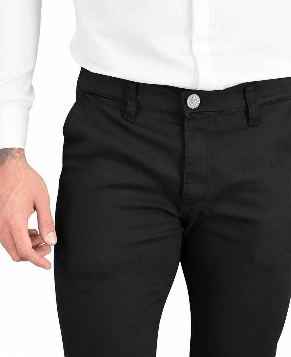 Calça Alfaiataria Preta Masculino com Lycra - Rota 77