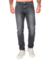 Calça Jeans Cinza Escura Masculina Skinny - Rota 77