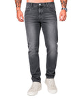 Calça Jeans Cinza Escura Masculina Skinny - Rota 77
