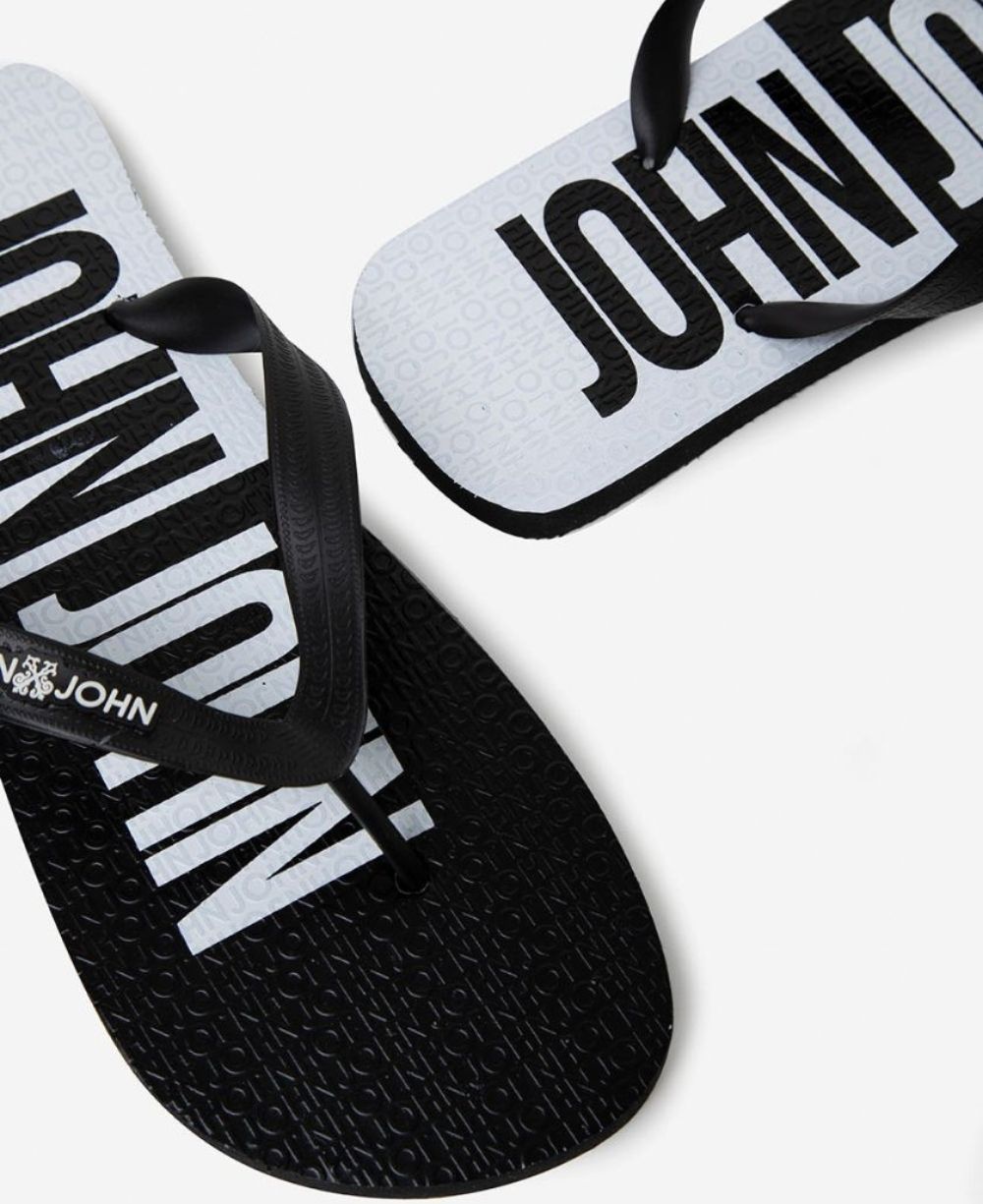 Chinelo Preto Masculino Half Black - John John