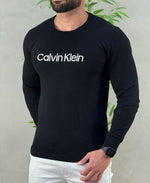 Suéter Preto Masculino Estampa Classic - Calvin Klein