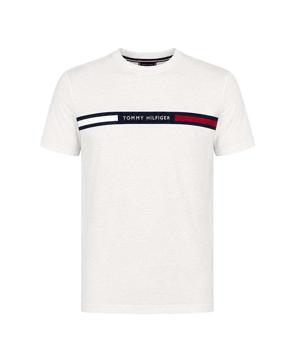 Camiseta Branca Masculina Chest Insert Tee - Tommy Hilfiger
