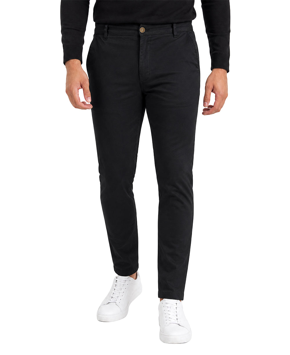 Calça Alfaiataria Preta Masculina Slim - Tommy Hilfiger