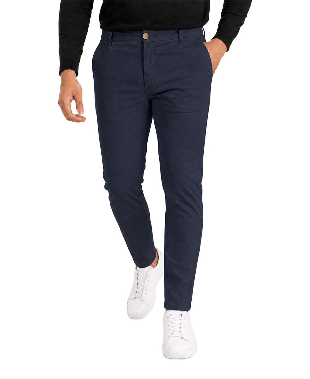 Calça Alfaiataria Azul Marinho Masculina Slim - Tommy Hilfiger