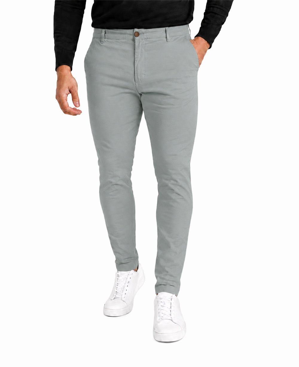 Calça Alfaiataria Cinza Chumbo Masculina Slim - Tommy Hilfiger