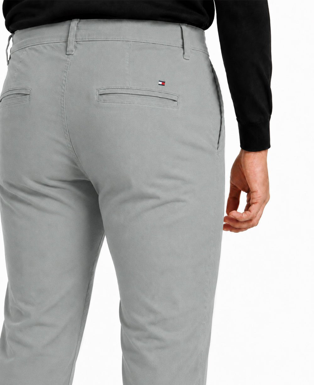 Calça Alfaiataria Cinza Chumbo Masculina Slim - Tommy Hilfiger